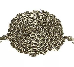 5/16" x 25' Chain with Clevis Hooks G70 4700#