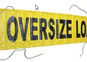 Canvas OVERSIZE LOAD Banner 18" x 84"