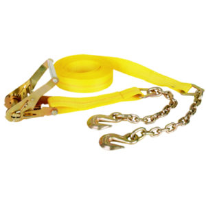 ratchet strap with chain anchor sold by Kaplan Tarps & Cargo Controls